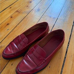 Church's Burgundy Leather Penny Loafers